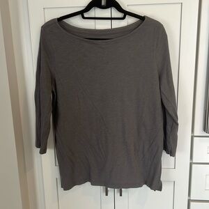 Loft gray top